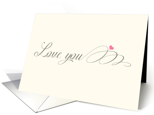 Love You card (1423440)