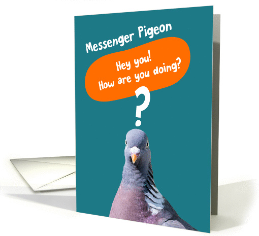 Hey You How Are You Doing - Messenger Pigeon card (1445480)