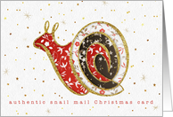 Snail Mail Fun Christmas card