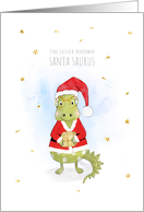 Funny Dinosaur Christmas card