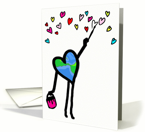 Valentine Color my World card (866614)