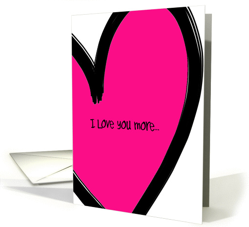 Valentine Heart Big Love card (866615)