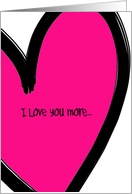 Valentine Heart Big Love card