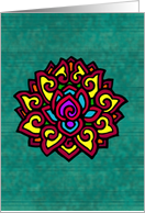 Chakra Lotus Namaste Card