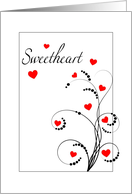Sweetheart...For Valentine’s Day Anniversary. card