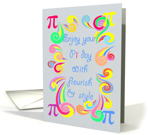 Enjoy Your Pi Day! Hope It's Delicious and Full of Smiles! card