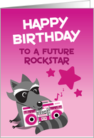 Happy Birthday to a future rockstar card