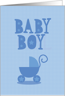 BABY BOY blue card