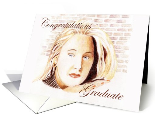 Occcasion, graduation, female, congratulations card (814076)