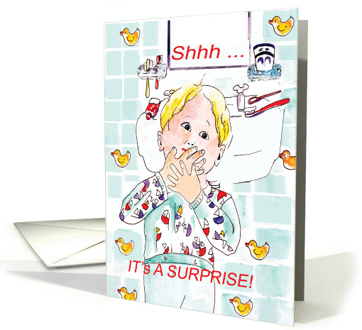 Invitation, pajama party, surprise card (858653)