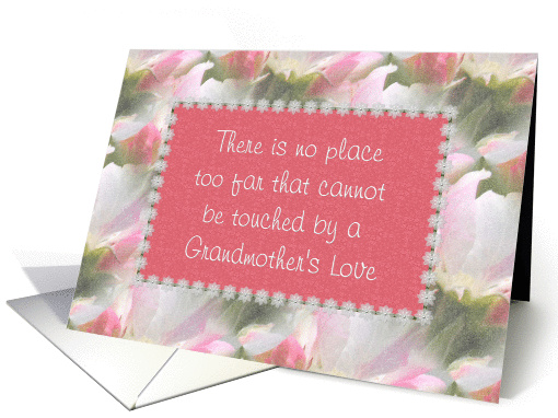 Encouragement - Grandmother Visitation - Floral Framed card (843323)