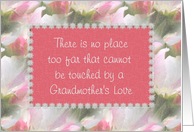 Encouragement - Grandmother Visitation - Floral Framed card