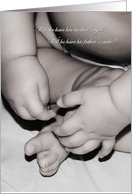 Boy Or Girl Baby Hands And Feet Gender Reveal Party Invitation card