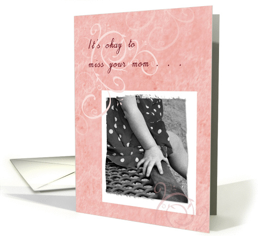 Miss You Estranged Daughter Little Girl Hand With Polka-Dot Dress card