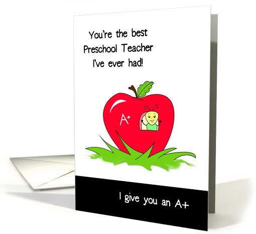 Preschool Teacher Appreciation, Best Teacher, Little Bug... (923588)