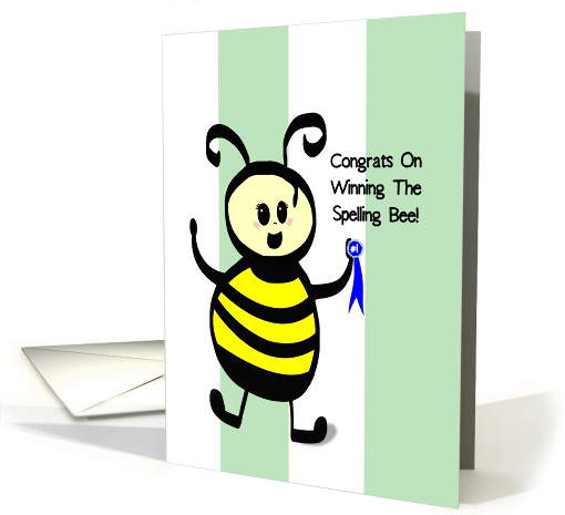 Congratualations On Winning The Spelling Bee, Cute Bee... (933009)