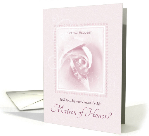 Will You Be My Matron Of Honor, Best Friend, Delicate Pink... (933092)