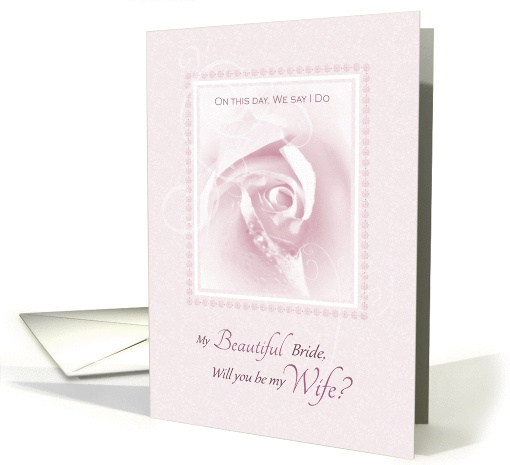 My Beautiful Bride, Will You Be My Wife, Delicate Pink... (933432)