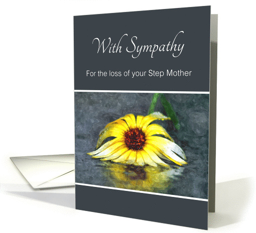 Sympathy For Loss Of Step Mother, Condolences, Yellow... (939912)