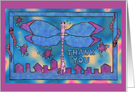 Dragonfly, Thank you (friendship) card