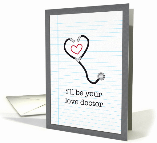 i'll be your love doctor valentine card (898671)
