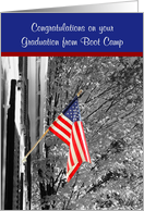 American Flag-boot camp card