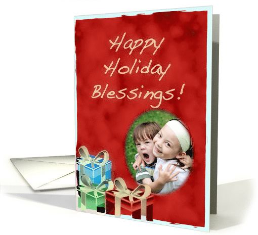 Happy Holidays-presents, Photo card (883283)