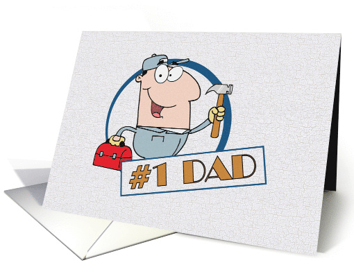 #1 Dad card (828918)