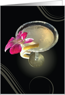 Cocktail with a Twist of Lemon. card