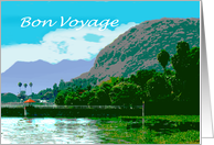 Bon Voyage-mountain-lake-water, card