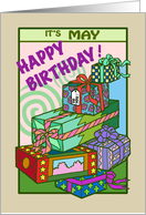 May Birthday - Presents - Gifts card