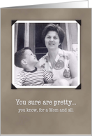 Mother’s Day, Funny Vintage Photo card