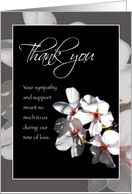 Thank You for Your Sympathy, Apple Blossoms card