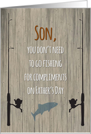Son Father’s Day, Fishing for Compliments card