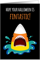 Fintastic Halloween Shark card