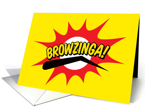Thank You Eyebrow Shaping Specialist, Browzinga card (1561148)