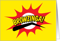 Thank You Eyebrow Shaping Specialist, Browzinga card