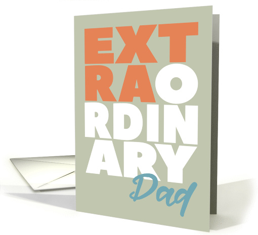 Extraordinary Dad Birthday card (1567020)