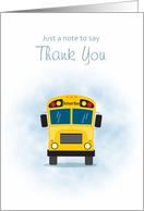 Thank You School Bus Driver card