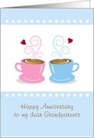 Grandparents Anniversary, Whole Latte Love, Card