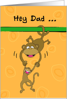 Father’s Day, Fun, Colorful Monkey Around Card