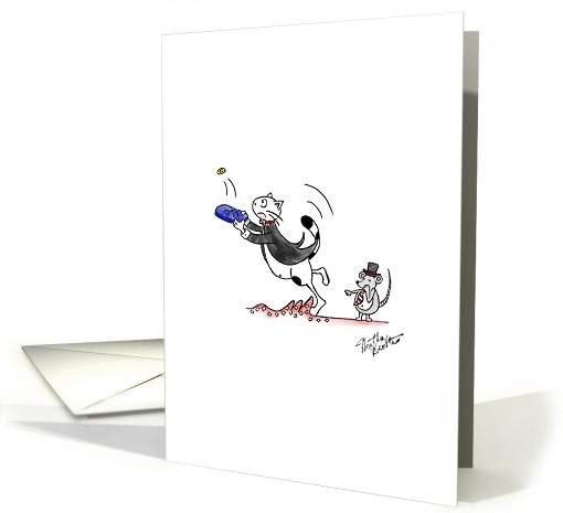 Fluffy the Ring Bearer - Thank You to Ring Bearer for Nephew card