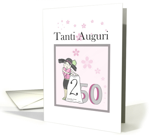 Happy Birthday to 50 Year Old (Italian) - Pretty cat... (858041)