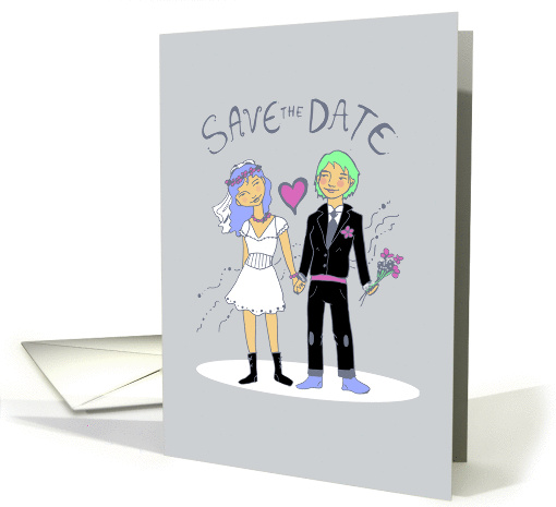 Brides in Love - Save the Date card (1376274)