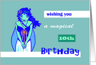 Happy 10th Birthday - Fairy card