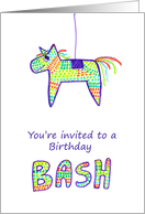 Kids Birthday Bash - Pinata Invitation card