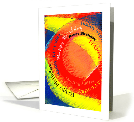 Happy Birthday-Abstract design card (846120)