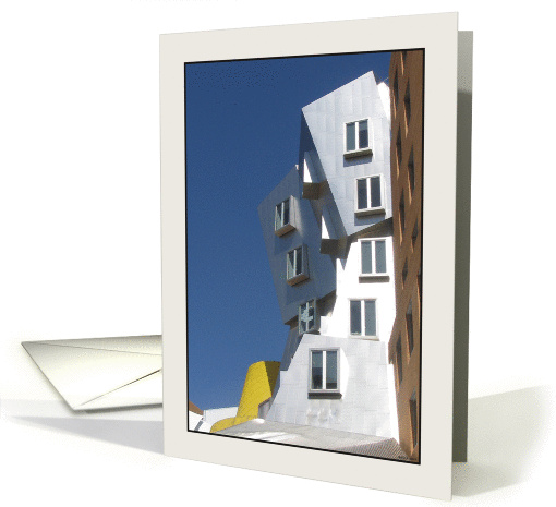 Modern Architecture-Fractured Building card (841949)
