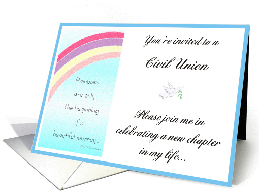 Invitation - Civil Union card (832697)