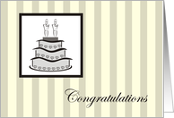 Congratulations - Civil Union/Commitment Ceremony card
